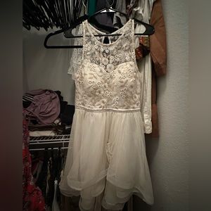 This is a short dress, and it's a medium